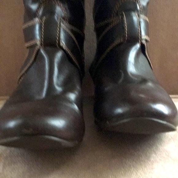 Jazz berry dark brown knee high boots - Picture 2 of 7